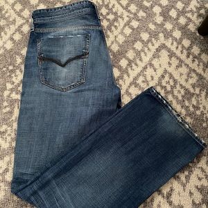 GUESS MENS DESMOND RELAXED STRAIGHT JEANS SIZE 34